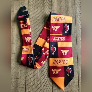 Virginia Tech Hokies 100% Silk Tie NCAA College Basketball Football University